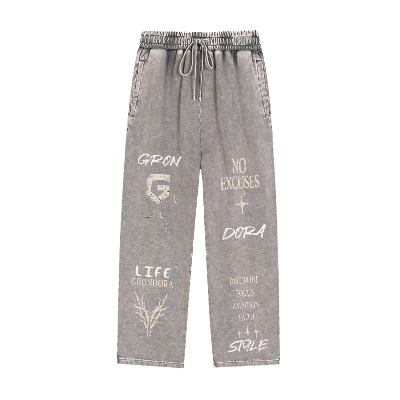 GRONDORA Snow Wash Heavyweight Sweatpants