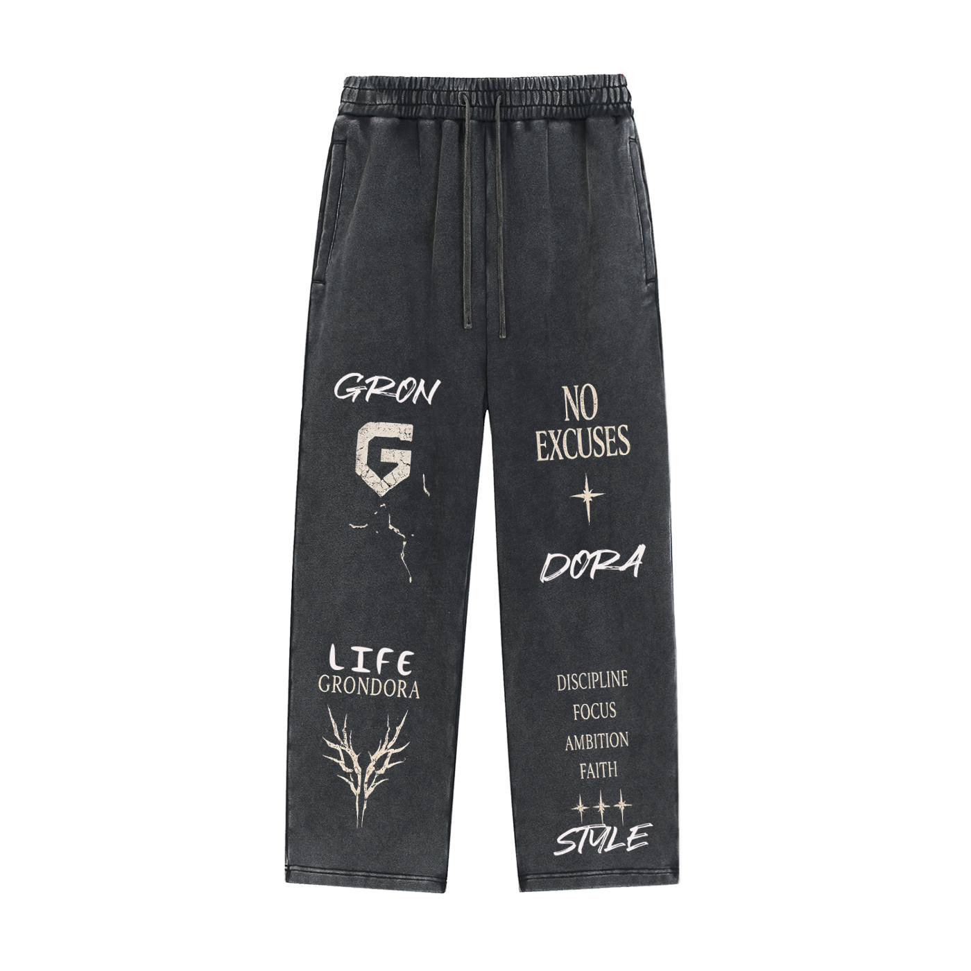 GRONDORA Snow Wash Heavyweight Sweatpants